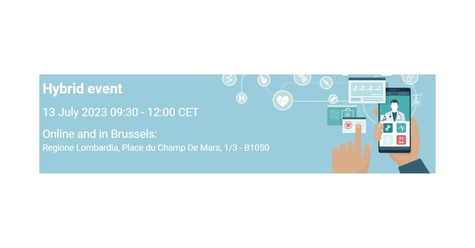 Invitation to HSMonitor PCP Hybrid event